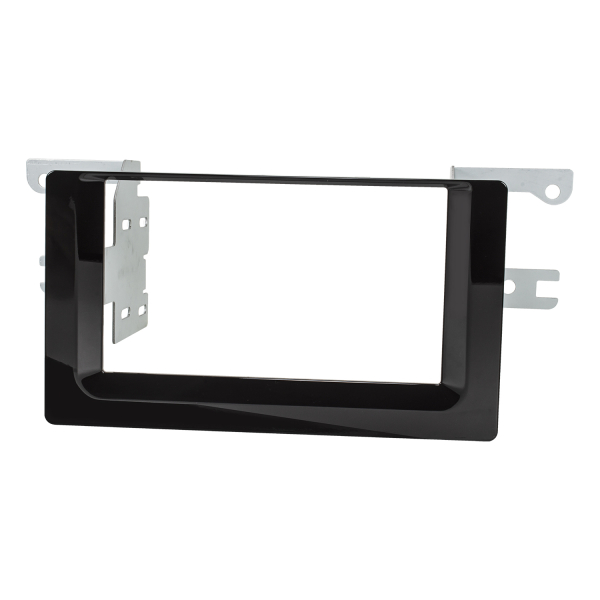 Double DIN Radio Bezel compatible with Toyota Auris Facelift from 9.2015 Piano lacquer black