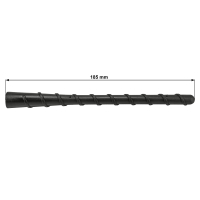 HQ replacement rod antenna rod thread M5 M6 length approx 18.5cm compatible with Hyundai i20 i30 Tucson Kia Picanto Rio Sportage uva