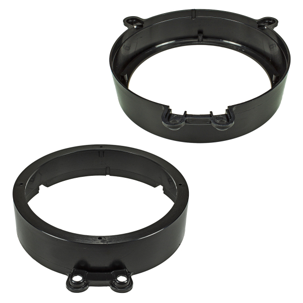 Speaker Rings Adapter Brackets compatible with Mercedes C-Class W203 Front Door for 165mm DIN Speakers