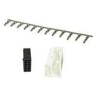 Quadlock Most plug socket insert white 12-pin incl. 12 MQS contacts chamber B