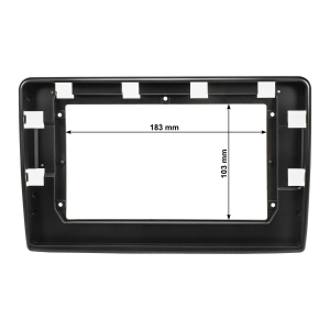 Double DIN radio panel HQ compatible with Ford Ecosport from 2017 for 9 inch tablet style devices
