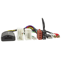 Steering wheel remote control adapter compatible with Hyundai i40 Santa Fe i800 IX45 Sonata Tucson USB AUX