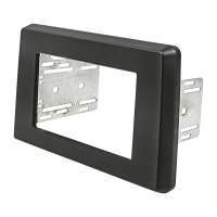 Double DIN radio bezel compatible with Renault Master 4 Opel Movano Nissan NV400 from 2019/2020 for Fzg. with radio preparation Softtouch
