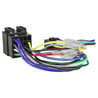 Original radio connection cable compatible with Kenwood DDX KDC KMM JVC radios from 2017 to ISO 16 pin