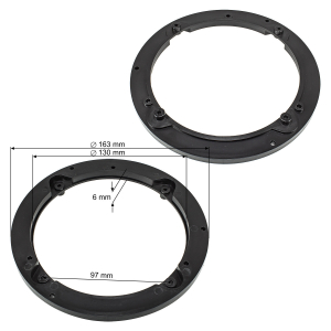 Speaker rings adapter brackets compatible with Mazda MX5...