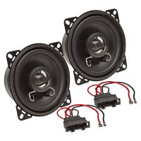 TA10.0-Pro Lautsprecher Einbauset kompatibel mit Skoda Fabia I Heck 100mm Koaxial System