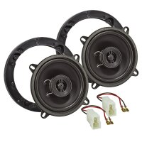 TA13.0-Pro Lautsprecher Einbauset kompatibel mit Mazda 323 MX5 Suzuki Baleno Vitara 130mm Koaxial System