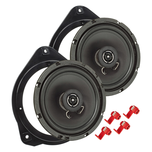 TA16.5-Pro Lautsprecher Einbau-Set kompatibel mit Audi A1 A3 A5 TT Seitenteil 165mm Koaxial System