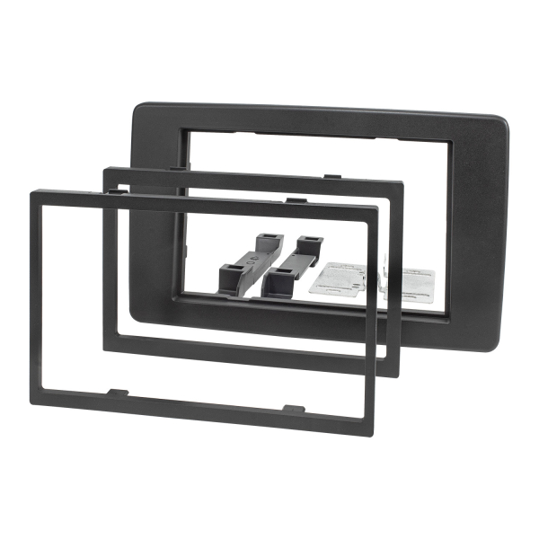 Double DIN radio bezel compatible with Renault Express Express Van from 2021