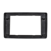 Double DIN radio bezel compatible with Renault Express Express Van from 2021