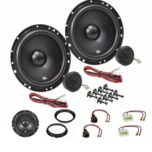 tomzz Audio 2839-001 Lautsprecherringe Adapter Halterungen für Opel Antara Chevrolet Captiva Fronttür für 165mm DIN Lautsprecher 