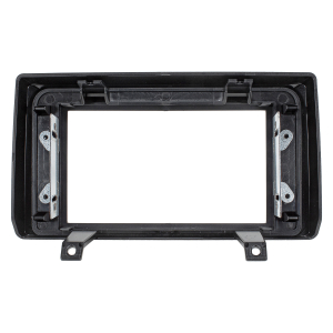Double DIN radio bezel compatible with Dacia Duster from 2022 black