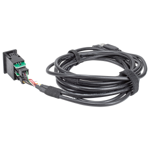 USB+AUX Replacement Austausch Adapter kompatibel mit Mitsubishi ASX Outlander Pajero