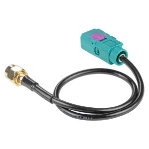 Fakra (M) antenna adapter plug to SMA plug (M) compatible...