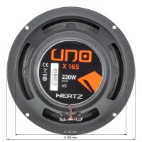 Hertz X 165 Lautsprecher-Satz DIN 165 2-Wege Koax System 55 Watt RMS