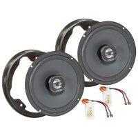 Hertz X 165 Lautsprecher Einbauset kompatibel mit Ford S-Max Galaxy ab 2006-2015 Tür vorne 165mm Koaxial System