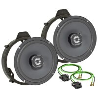 Hertz X 165 Lautsprecher Einbauset kompatibel mit Mercedes A-Klasse (W176) ab 2012 B-Klasse (T246) ab 2011 Tür vorne 165mm Koaxial System