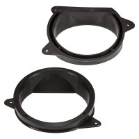 Hertz X 165 Lautsprecher Einbauset kompatibel mit Peugeot 207 SW CC E Tür vorne 165mm Koaxial System