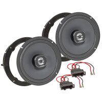 Hertz X 165 speaker installation kit compatible with Skoda Fabia 3 Citigo Octavia Superb Yeti Roomster Kodiaq 165 mm coaxial system