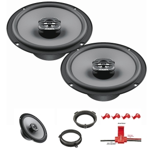 Hertz X 165 speaker installation set compatible with Toyota Yaris Verso Renault Captur 165mm coaxial system