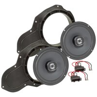 Hertz X 165 Lautsprecher Einbauset kompatibel mit VW Passat 3C CC Tür vorne 165mm Koaxial System