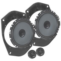 Hertz K 170 Lautsprecher Einbauset kompatibel mit Jeep Renegade Grand Cherokee II 165mm Compo System