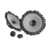 Hertz K 170 speaker installation set compatible with Mitsubishi ASX Mirage Space Star Outlander Pajero165mm Compo System