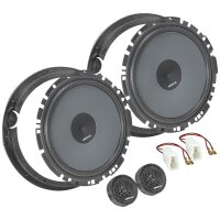 Hertz K 170 Lautsprecher Einbauset kompatibel mit Suzuki Ignis Balero Swift SX4 165mm Compo System