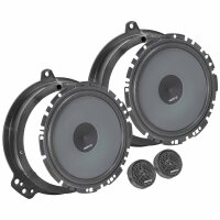 Hertz K 170 Lautsprecher Einbauset kompatibel mit Toyota Yaris Verso Renault Captur 165mm Compo System