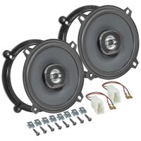 Hertz X 130 Lautsprecher Einbauset kompatibel mit Audi A3 8L 1996-2004 Tür vorne 130mm Koaxial System