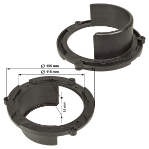 Speaker Rings Adapter Brackets compatible with Mazda 2...