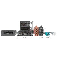 Lenkradinterface kompatibel mit Kia Venga YN ab 2012 inkl. Antennenadapter