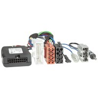 Steering wheel interface compatible with Nissan Note E11, including antenna adapter