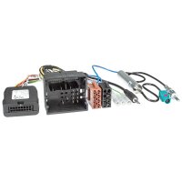 Steering wheel interface compatible with Toyota Proace V, including AUX and antenna adapter