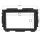 Double DIN radio bezel compatible with Honda HR-V RU 2015 - 2022 Piano black finish