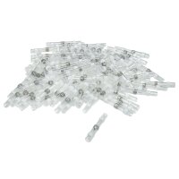 Schrumpf Lötverbinder Hülse Kabelverbinder weiß, Kabel bis 0,5qmm, 100 Stück