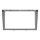 Doppel DIN Radioblende Set kompatibel mit Opel Antara Astra H Zafira B Corsa D Tigra lichtsilber für China Geräte 178x103mm - B-Ware