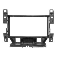 Double DIN radio bezel compatible with Citroen C3 DS3 2009-16 2DIN black