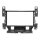 Double DIN radio bezel compatible with Citroen C3 DS3 2009-16 2DIN black