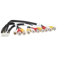 Originalradio Anschlußkabel 20 Pin Audio Video + RFK kompatibel mit Kenwood DNX-8120
