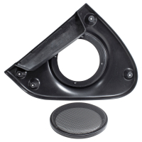 Speaker rings adapter doorboard compatible with Smart Fortwo type 450 front for 165mm speakers