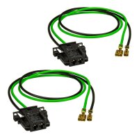 JBL Stage3 627F speaker installation kit compatible with Mercedes C, E, V, and G class front doors, 165 mm coaxial system