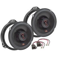 JBL Stage3 627F Lautsprecher Einbauset kompatibel mit Opel Astra F G Omega B Vectra B Zafira A B 165mm Koaxial System