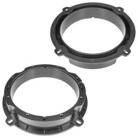 Lautsprecherringe Adapter Halterungen kompatibel mit Hyundai i30 Ioniq Kia Rio für 165mm DIN Lautsprecher