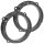 Lautsprecherringe Adapter Halterungen kompatibel mit Hyundai i30 Ioniq Kia Rio für 165mm DIN Lautsprecher