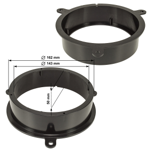 Speaker rings adapter brackets compatible with Renault...