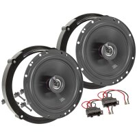 JBL Stage2 65F speaker installation kit compatible with Seat Ibiza Leon VW Polo front door 165mm coaxial system