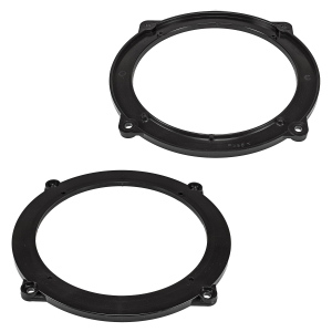 Speaker rings adapter brackets compatible with Audi A3 8P from 2004-2012 side panel rear for 165mm DIN speakers