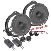 JBL Stage2 65CF Lautsprecher Einbauset kompatibel mit Alfa Romeo Mito 955 Giulietta 940 Stelvio 165mm Compo System