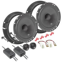 JBL Stage2 65CF Lautsprecher Einbauset kompatibel mit Kia Niro Sportage Soul Carnival Tür vorne 165mm Compo System